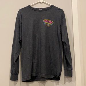 Gray Ron Jon Surf Shop Myrtle Beach Long Sleeve T-Shirt